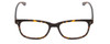 Front View of Ernest Hemingway H4617 Designer Reading Eye Glasses with Custom Cut Powered Lenses in Tortoise Havana Brown Gold Unisex Cateye Full Rim Acetate 56 mm
