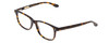 Profile View of Ernest Hemingway H4617 Designer Single Vision Prescription Rx Eyeglasses in Tortoise Havana Brown Gold Unisex Cateye Full Rim Acetate 56 mm