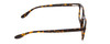 Side View of Ernest Hemingway H4617 Designer Blue Light Blocking Eyeglasses in Tortoise Havana Brown Gold Unisex Cateye Full Rim Acetate 56 mm