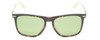 Front View of GUCCI GG0915SA 003 Women Sunglasses in Tortoise Havana/Gold/Off-White/Green 56mm