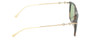 Side View of GUCCI GG0915SA 003 Women Sunglasses in Tortoise Havana/Gold/Off-White/Green 56mm
