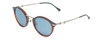 Profile View of GUCCI GG0917S 003 Womens Round Sunglasses Tortoise Havana/Silver/Green/Blue 50mm