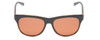 Front View of GUCCI GG0980S 002 Unisex Cateye Sunglasses in Tortoise Havana Gold & Orange 55mm