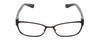 Front View of Guess GU2515 Designer Reading Eye Glasses with Custom Cut Powered Lenses in Matte Black Ladies Rectangle Full Rim Metal 50 mm