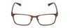 Front View of Harley Davidson HD0136T Designer Reading Eye Glasses with Custom Cut Powered Lenses in Matte Bronze Brown Unisex Square Full Rim Metal 48 mm