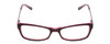 Front View of Harley Davidson HD0509 Designer Reading Eye Glasses with Custom Cut Powered Lenses in Purple Marble Crystal Pink Ladies Cateye Full Rim Acetate 52 mm