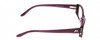 Side View of Harley Davidson HD0515 Ladies Oval Designer Glasses in Purple Crystal Fade 52 mm