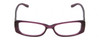Front View of Harley Davidson HD0515 Designer Single Vision Prescription Rx Eyeglasses in Purple Crystal Fade Crystals Ladies Oval Full Rim Acetate 52 mm