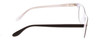 Side View of Ernest Hemingway H4617 Unisex Cateye Reading Glasses in Matte Black Crystal 56mm
