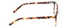 Side View of Ernest Hemingway H4905 Women Reading Glasses Antique Yellow Tortoise Havana 53mm