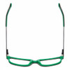 Top View of Marvel KIDS AVE905ES Hulk Designer Unisex Reading Glasses in Black & Green 47 mm