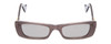 Front View of Gucci GG0516S Womens Sunglasses in Grey Marble White Mother of Pearl/Silver 52mm