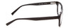 Side View of Jones New York J229 Designer Progressive Lens Prescription Rx Eyeglasses in Black Ladies Oval Full Rim Acetate 48 mm