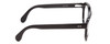 Side View of Ernest Hemingway H4816 Designer Progressive Lens Prescription Rx Eyeglasses in Shiny Black Unisex Round Full Rim Acetate 48 mm