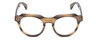 Front View of Ernest Hemingway H4816 Unisex Geometric Reading Glasses Olive Green & Brown 48mm