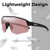 Lightweight Design Illustration of Suncloud Cadence Pit Viper Style Semi-Rimless Sport Shield Sunglasses