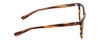 Side View of Costa Del Mar 2002-01 Designer Bi-Focal Prescription Rx Eyeglasses in Brown Tortoise Havana Unisex Cat Eye Full Rim Acetate 53 mm