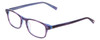Profile View of Jones New York J222 KID Girl Reading Glasses Purple Crystal Marble Tortoise 46mm