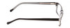 Side View of Lucky Brand Jacob KIDS Designer Blue Light Blocking Eyeglasses in Black Layer Crystal Unisex Rectangular Full Rim Acetate 47 mm