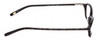 Side View of Jones New York J220 Women's Cateye Full Rim Designer Reading Glasses Black 49 mm