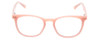 Front View of Prive Revaux Show Off Single Designer Bi-Focal Prescription Rx Eyeglasses in Crystal Amethyst Pink Ladies Round Full Rim Acetate 48 mm