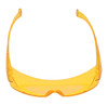 Calabria 1003 Anti Splash Safety Glasses Fitover/100% UV PROTECTION IN TANGERINE