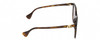 Side View of GUCCI GG1071S Womens Cateye Designer Sunglasses Tortoise Havana Gold/Brown 55 mm