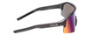 Side View of Bolle C-SHIFTER Unisex Wrap Sunglasses in Titanium Grey & Volt Ultraviolet 140mm