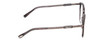 Side View of Chopard Ceramic VCH239 Women Reading Glasses in Grey Crystal/Black Gunmetal 50mm