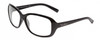 Profile View of Bolle MOLLY Designer Progressive Lens Prescription Rx Eyeglasses in Shiny Black Unisex Oval Full Rim Acetate 56 mm