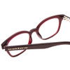 Close Up View of Kate Spade REBECCA 2 Womens Cateye Reading Glasses Burgundy Crystal & White 49mm