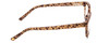 Side View of Kate Spade TABBY/O Cateye Reading Glasses in Beige Crystal & Brown Tortoise 50mm