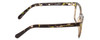 Side View of Prive Revaux Julie Designer Blue Light Blocking Eyeglasses in Olive Hunter Green Marble Ladies Cateye Full Rim Acetate 50 mm