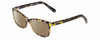 Profile View of Prive Revaux Julie Designer Polarized Reading Sunglasses with Custom Cut Powered Amber Brown Lenses in Olive Hunter Green Marble Ladies Cateye Full Rim Acetate 50 mm