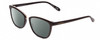 Profile View of Prive Revaux Lolita Designer Polarized Reading Sunglasses with Custom Cut Powered Smoke Grey Lenses in Gloss Caviar Black/Rose Gold Ladies Cateye Full Rim Acetate 51 mm