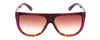 Front View of Prive Revaux Coco Women Retro Sunglasses Purple Pink Tortoise/Polarized Red 54mm