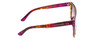 Side View of Prive Revaux Coco Women Retro Sunglasses Purple Pink Tortoise/Polarized Red 54mm