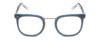 Front View of Prive Revaux Alchemist Unisex Reading Glasses Teal Stone Blue/Clear Crystal 50mm