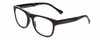 Profile View of Prive Revaux Editor FOLDING Designer Blue Light Blocking Eyeglasses in Caviar Black Unisex Classic Full Rim Acetate 52 mm