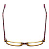 Calabria 857 Designer Eyeglasses in Wine :: Custom Left & Right Lens