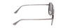 Side View of Kenneth Cole Reaction KC2829 Unisex Aviator Sunglass Gunmetal/Silver Mirror 58mm