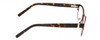 Side View of Jones New York J143 Womens Designer Reading Glasses in Satin Brown Tortoise 47mm