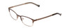 Profile View of Lucky Brand KIDS SMARBRO45 Women Cateye Reading Glasses Metallic Brown/Gold 45mm