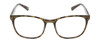 Front View of Calabria Prive Shawn Womens Designer Reading Glasses in Olive Green Marble 56 mm