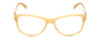 Front View of Coach HC6095 Women's Cat Eye Designer Reading Glasses in Ivory & White Horn 52mm