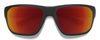 Front View of Smith Arvo Men Sunglasses Black/Photochromic ChromaPop Polarized Red Mirror 61mm