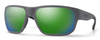 Profile View of Smith Arvo Mens Sunglass Grey/Photochromic ChromaPop Polarized Green Mirror 61mm