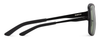 Side View of Smith Aveline Unisex Sunglasses Black/Photochromic CP Polarized Gray Green 55 mm