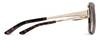 Side View of Smith Aveline Unisex Sunglasses Tortoise Gold/Photochromic Polarized Brown 55 mm
