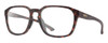 Profile View of Smith Optics Contour Designer Progressive Lens Blue Light Blocking Eyeglasses in Matte Tortoise Havana Brown Gold Unisex Square Full Rim Acetate 56 mm
